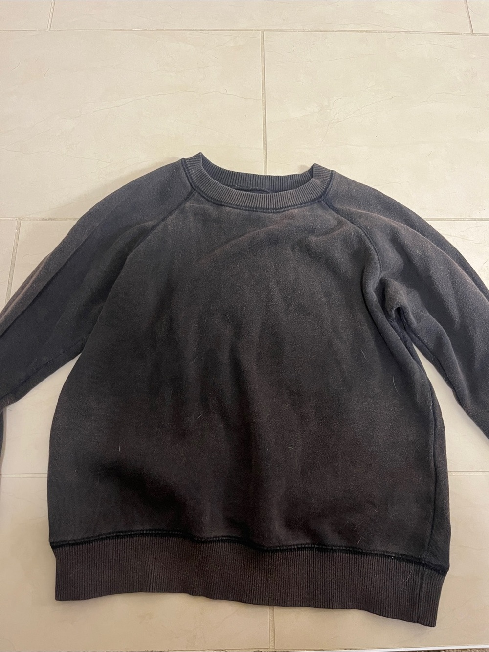 Women’s Urban Outfitters Baby Brown Wash Raglan Sweatshirt